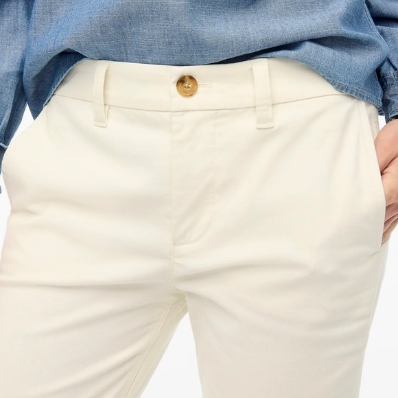 J crew high rise girlfriend chino pants marine salt - Picture 2 of 4